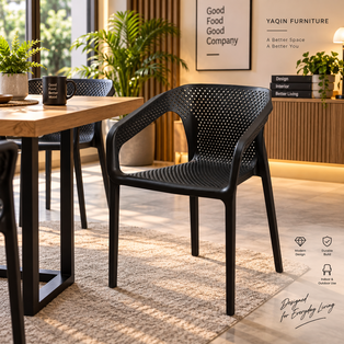 Solid Polymar Diamond Chair - Image 2